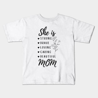 She is a super mom indeed. Kids T-Shirt